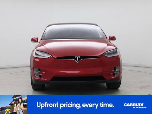 Red 2021 Tesla Model X Long Range Plus