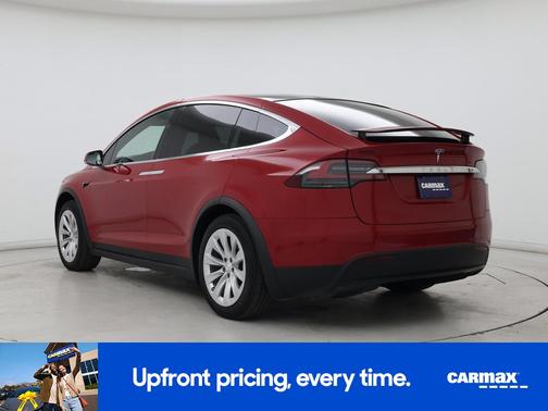 Red 2021 Tesla Model X Long Range Plus