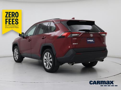 Red 2021 Toyota RAV4 XLE Premium