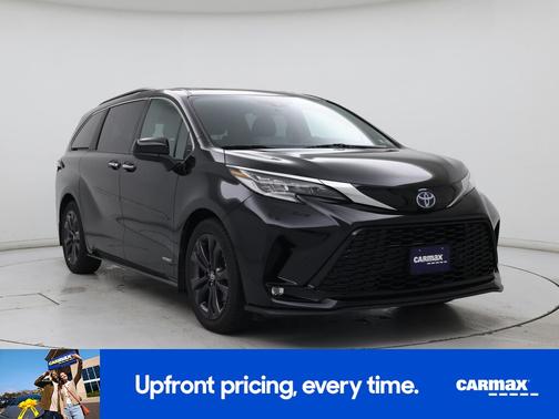 Black 2021 Toyota Sienna XSE