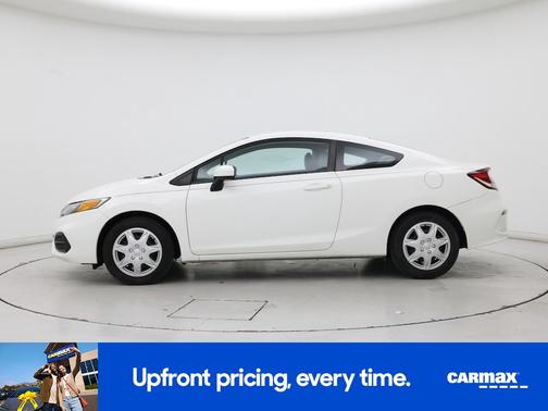 White 2015 Honda Civic LX