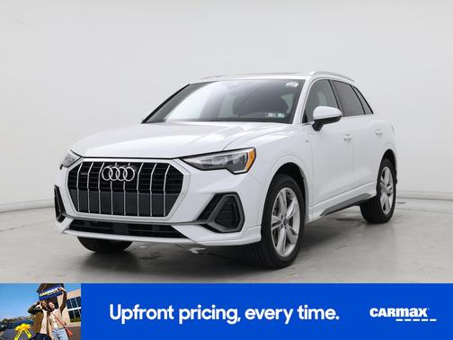White 2021 Audi Q3 S-Line Premium