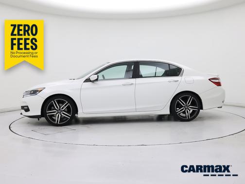 White 2017 Honda Accord Sport SE