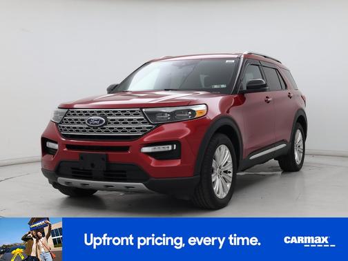 Red 2020 Ford Explorer Limited