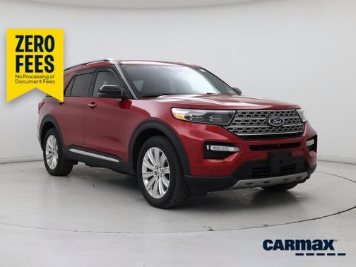 Red 2020 Ford Explorer Limited