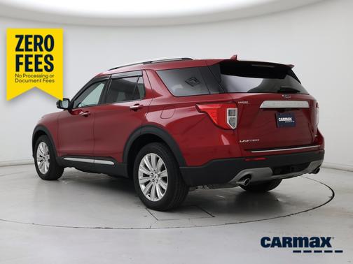 Red 2020 Ford Explorer Limited