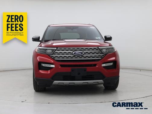 Red 2020 Ford Explorer Limited