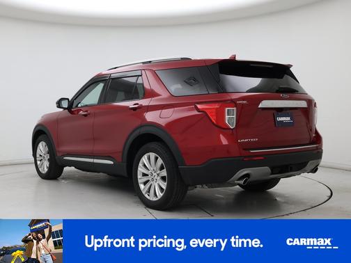 Red 2020 Ford Explorer Limited