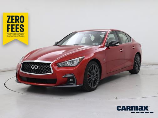 Red 2019 INFINITI Q50 Red Sport 400