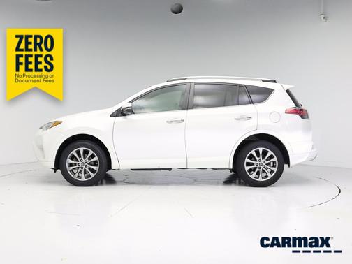 White 2017 Toyota RAV4 Platinum