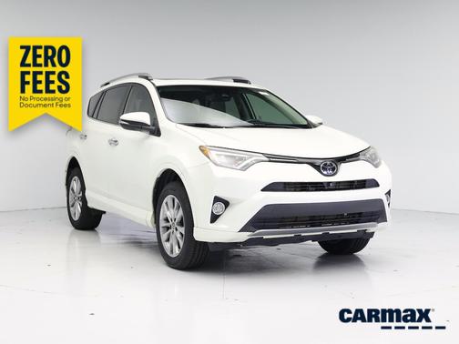 White 2017 Toyota RAV4 Platinum