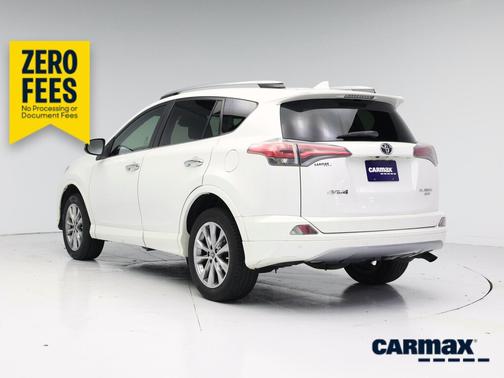 White 2017 Toyota RAV4 Platinum