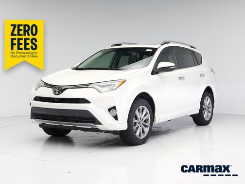 White 2017 Toyota RAV4 Platinum