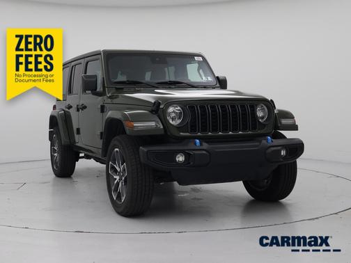 Green 2024 Jeep Wrangler 4xe Sport S