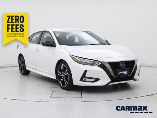 White 2020 Nissan Sentra SR
