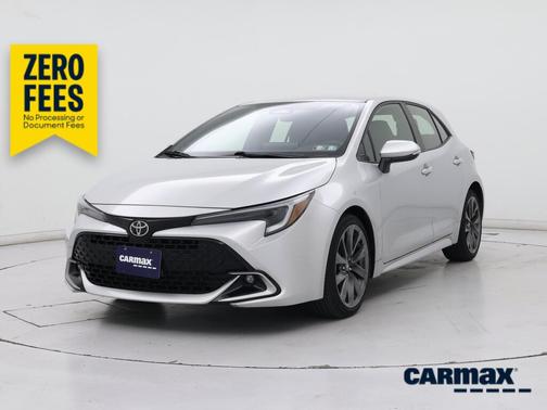 Silver 2023 Toyota Corolla Hatchback XSE