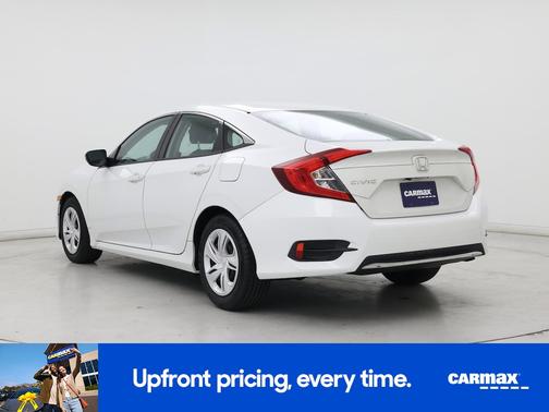 White 2019 Honda Civic LX