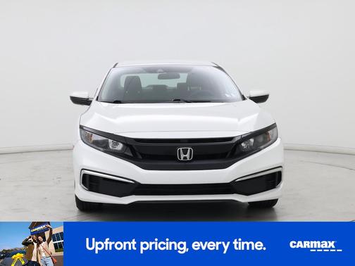 White 2019 Honda Civic LX