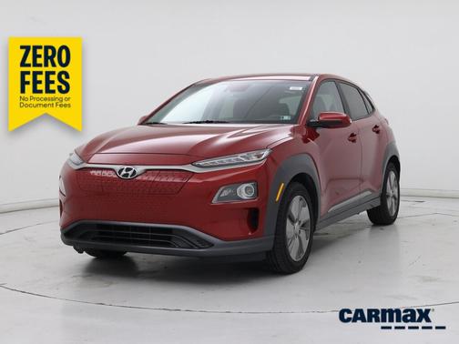 Red 2021 Hyundai KONA EV Limited