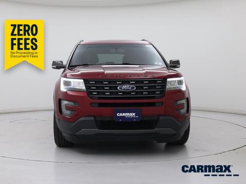Burgundy 2017 Ford Explorer XLT