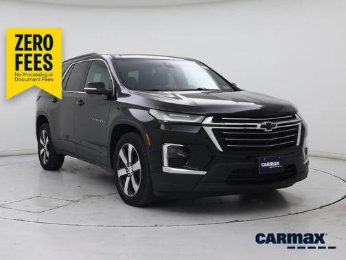 Black 2022 Chevrolet Traverse LT Leather