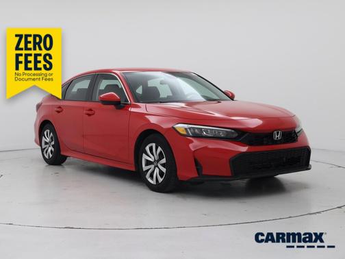 Red 2025 Honda Civic LX