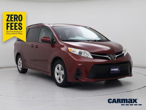 Burgundy 2020 Toyota Sienna LE