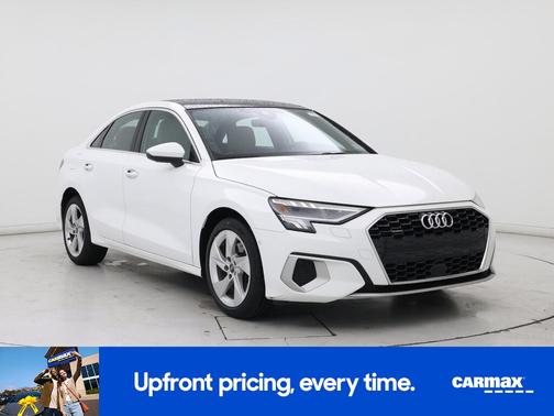 White 2023 Audi A3 Premium