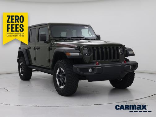 Green 2022 Jeep Wrangler Unlimited Rubicon