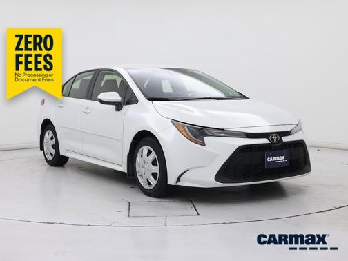 White 2022 Toyota Corolla LE
