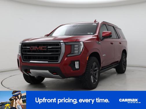 Red 2021 GMC Yukon AT4