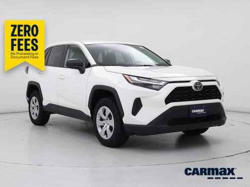 White 2025 Toyota RAV4 LE
