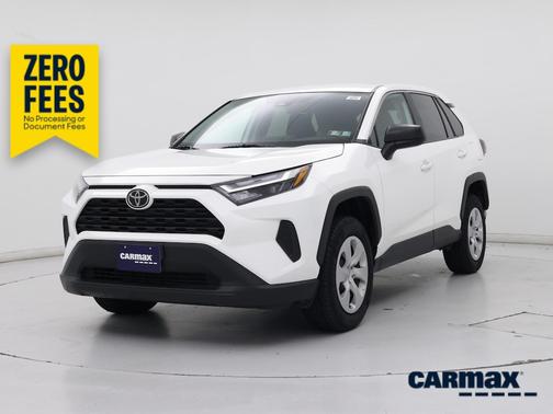 White 2025 Toyota RAV4 LE