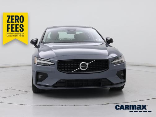 Gray 2023 Volvo S60 B5 Plus Dark Theme