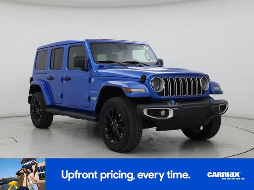 Blue 2024 Jeep Wrangler 4xe Sahara