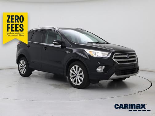 Black 2017 Ford Escape Titanium