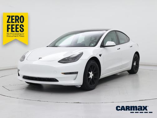 White 2021 Tesla Model 3 Standard Range Plus