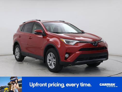 Red 2017 Toyota RAV4 XLE