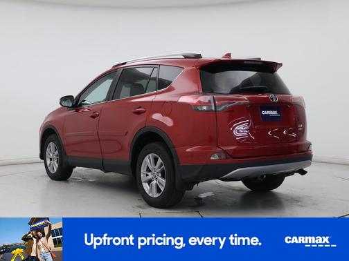 Red 2017 Toyota RAV4 XLE