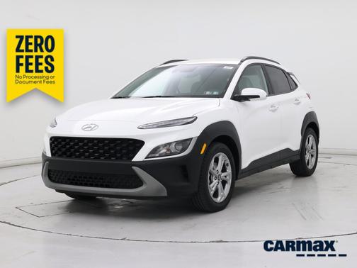 White 2022 Hyundai KONA SEL