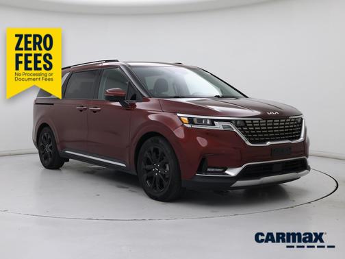 Burgundy 2022 Kia Carnival SX Prestige