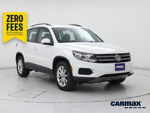White 2017 Volkswagen Tiguan S