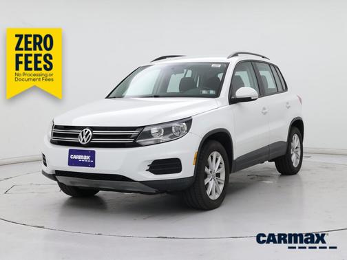 White 2017 Volkswagen Tiguan S