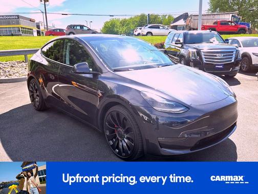 Gray 2024 Tesla Model Y Performance
