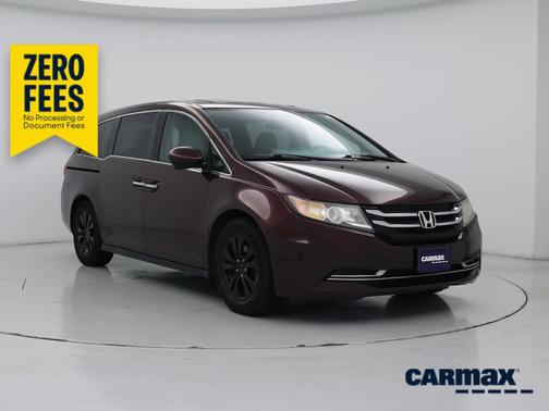 Burgundy 2015 Honda Odyssey EX-L
