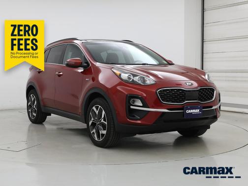 Red 2020 Kia Sportage EX