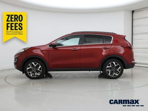 Red 2020 Kia Sportage EX