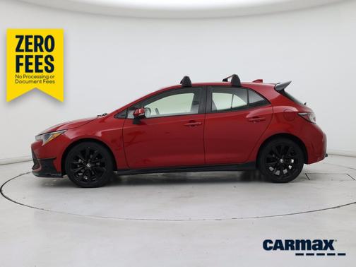 Red 2021 Toyota Corolla Hatchback SE