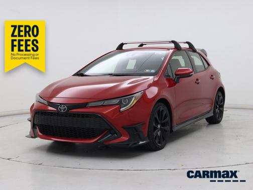 Red 2021 Toyota Corolla Hatchback SE
