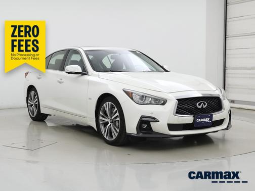 White 2020 INFINITI Q50 Sport
